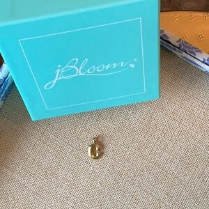 Jbloom Gold Initial charm letter C.  TARNISH RESISTANT